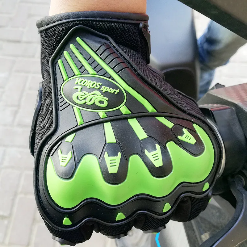 Мужские и женские мотоциклетные перчатки дышащие рыцарские защитные с сенсорным