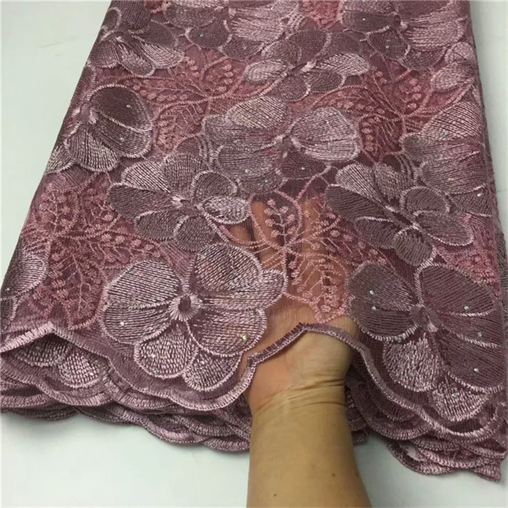 Высококачественная африканская кружевная сетчатая ткань 2019 французская тюль с