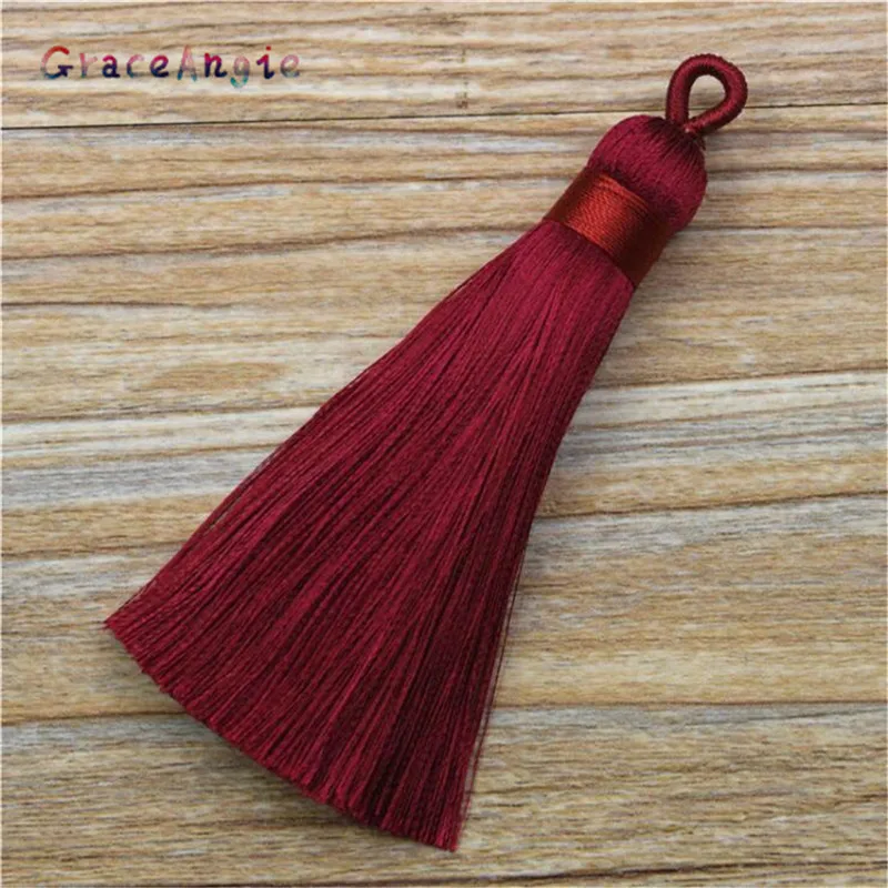 GraceAngie 5/сумка 8 см с кисточкой в рулоне DIY тканая Автомобильная сумка кулон свитер