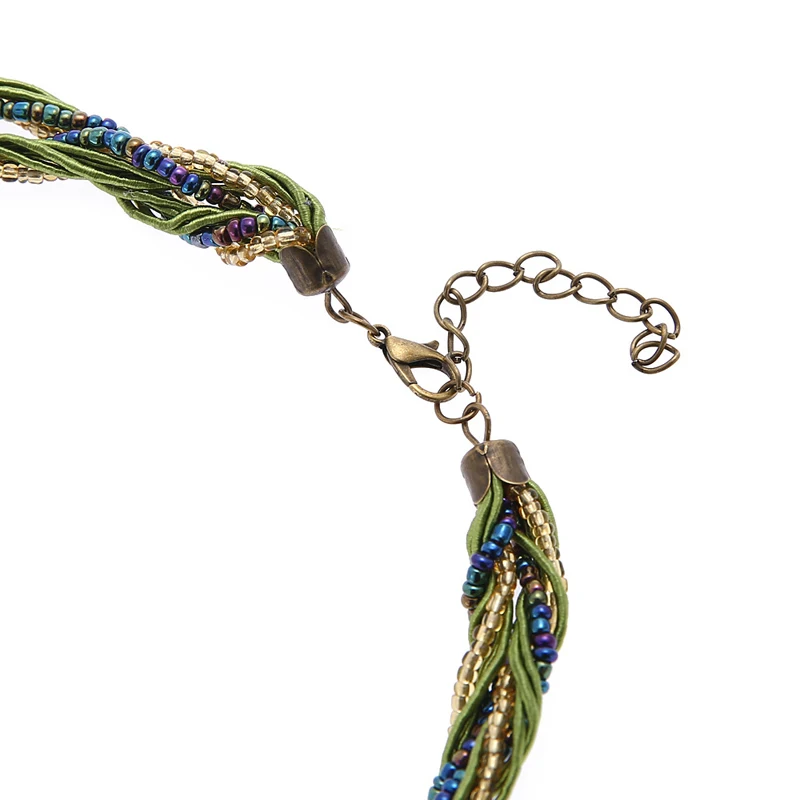 Женское ожерелье с подвеской из натурального камня | Украшения и аксессуары