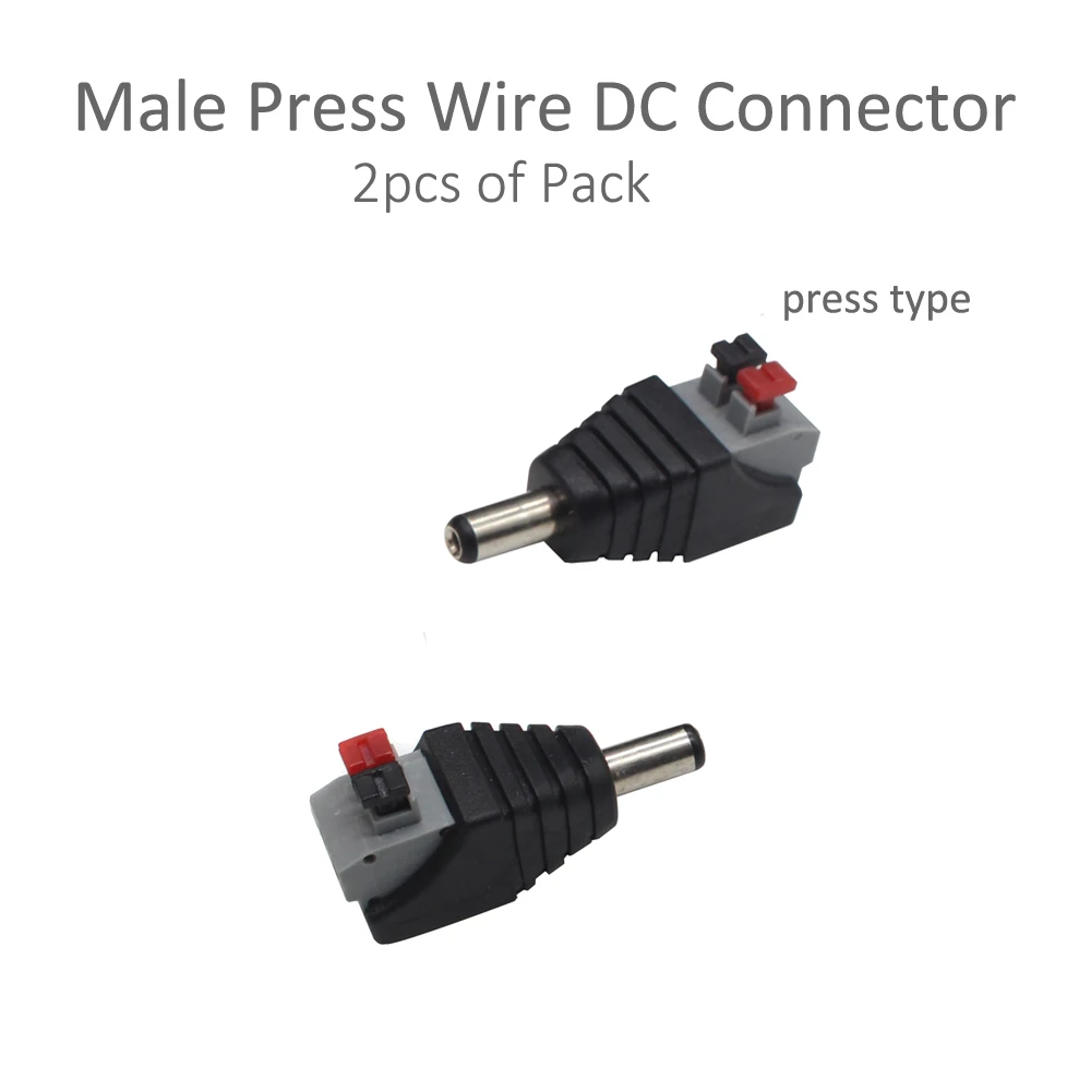 2 DC Press Connector 12 В датчик движения светильник 5 В DC активированный таймер автоматический детектор движения светодиод включения/выключения светильник полосы PIR датчик движения переключатель - Цвет: 2 DC Press Connector
