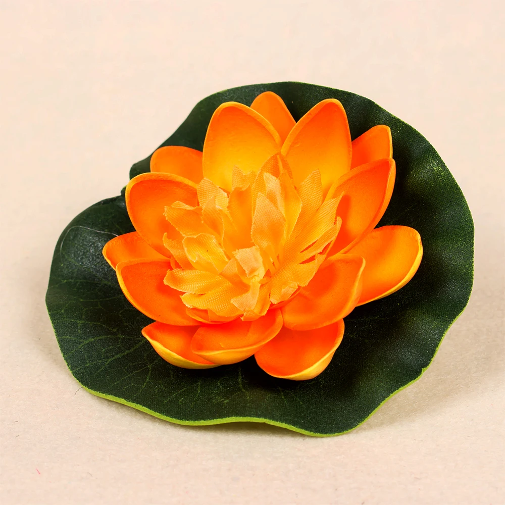 1 шт. декоративное растение в виде лотоса 10 см|pond decoration|artificial lotusfloating flower |