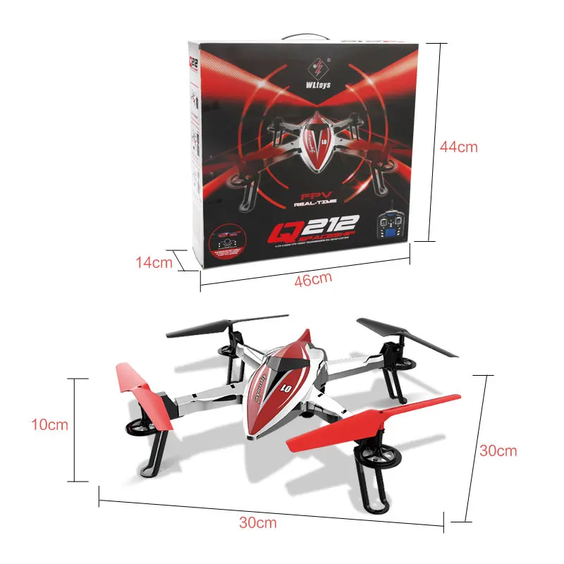 RC Квадрокоптеры Дроны с камерой Q212K WiFi 2 4G 4CH 6 осевой гироскоп режим удержания
