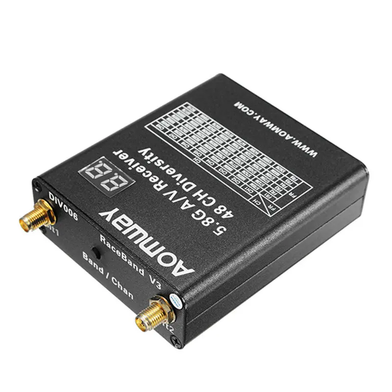 Оригинальный Aomway RX006 DVR видеорегистратор 5 8G 48CH разнообразие Raceband A/V приемник для RC