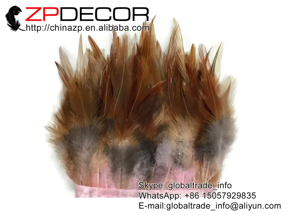 ZPDECOR петух перья 2 ярда красивые и уникальные Окрашенные Детские розовые красные