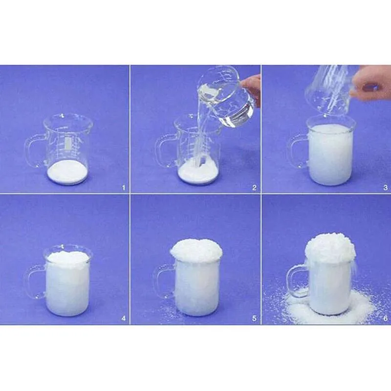 Прямая поставка поддельные снег искусственный пушистый порошок мгновенный