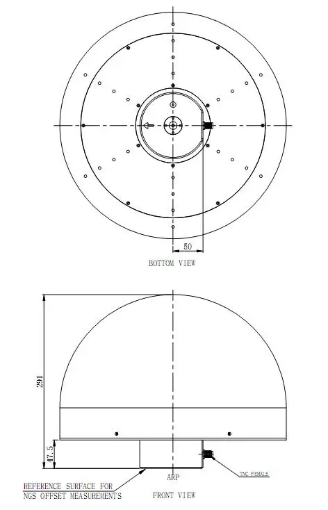 Корс Sub-milimeter GNSS 3D дроссельное кольцо антенна, антенна GNSS, gps/ГЛОНАСС/Beidou/Galileo, RTK gps системная антенна, BT-379