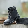 Black Детские армейские ботинки для мальчиков, альпинизма, спортивные дышащие ботинки для пешего туризма, Детские военные тренировочные ботинки для девочек, Военная Тактическая обувь - Цвет: Black