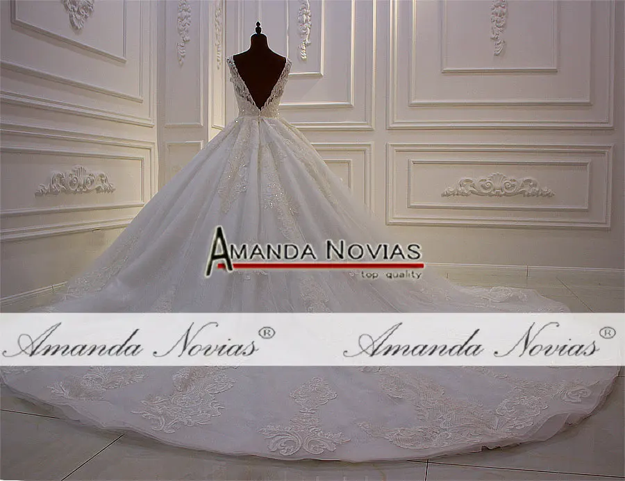 Бренд Amanda Novias, высокое качество, на заказ, свадебное платье, настоящая работа, фото