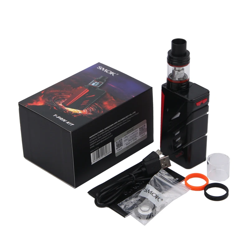 Оригинальный Smok T-Priv 220 Вт комплект с 5 мл TFV8 большой детский бак и T PRIV коробка мод