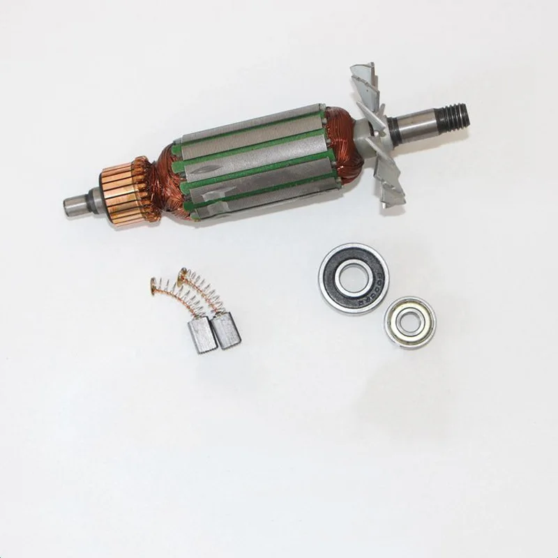 motor brush bearing Замена для Makita N1900B 1900B Электрический строгальный станок якорь статор подшипник углеродная щетка части двигателя хорошее качество - Цвет: motor brush bearing