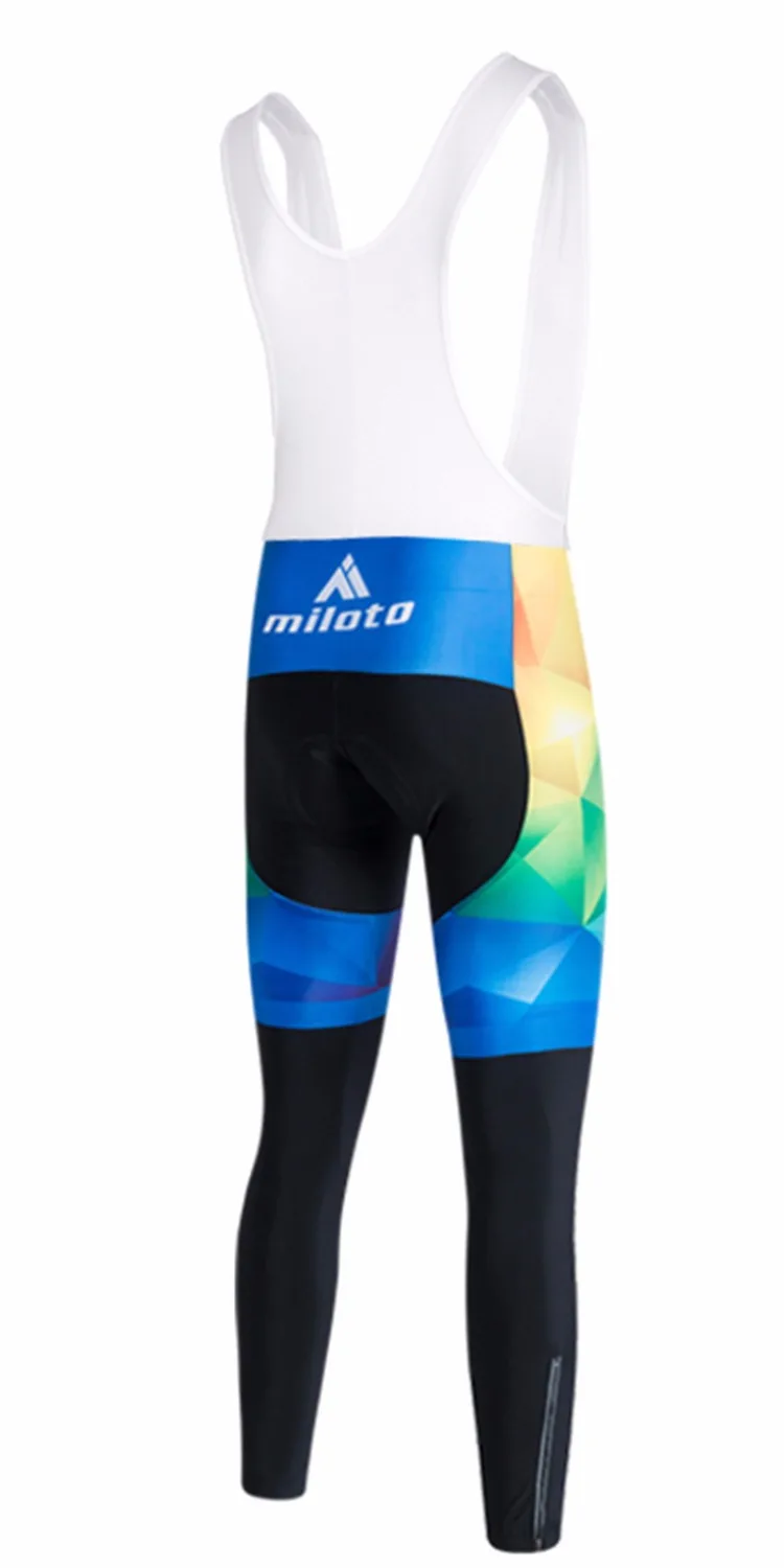 Miloto Men 2018 Coolmax Gel Pad Cycling Bib Pants MTB Bicycle Road Bike Ropa Ciclismo Clothing | Спорт и развлечения