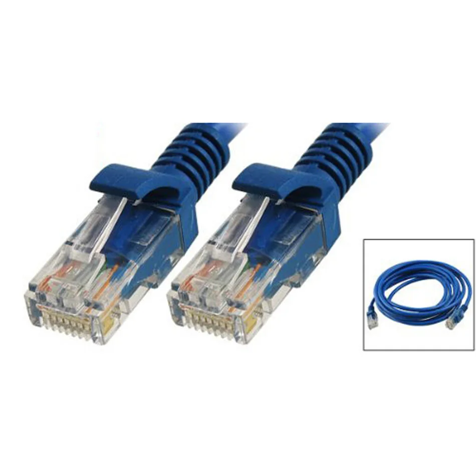 Сетевой кабель HWEXPRESS 8 ft Feet 2 5 M RJ45 CAT5 CAT LAN синий для коммутатора Ethernet-роутера |