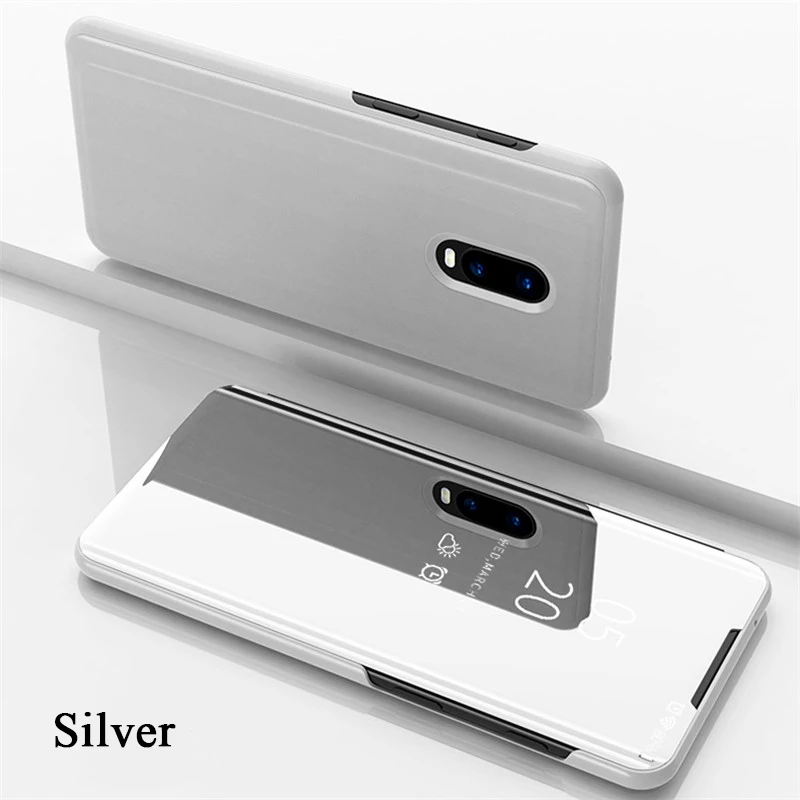 Роскошный зеркальный чехол 1+ 7 Pro с умным окошком для Oneplus 6 6T 7, кожаный чехол 360 с полной защитой для Oneplus7pro Carcasa