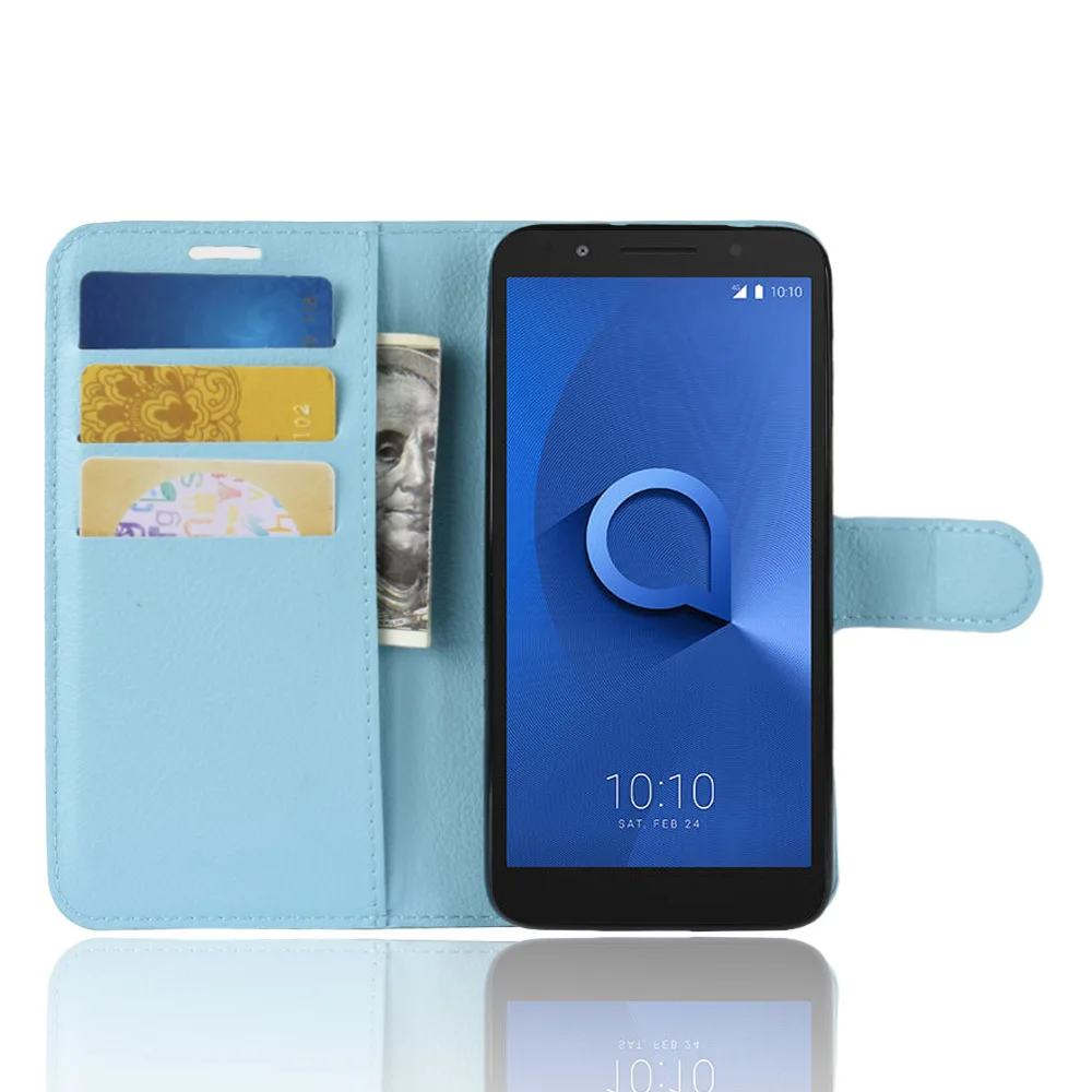 Для Alcatel 1X чехол из искусственной кожи кошелек с держателем для карт Стенд чехол для телефона Alcatel 1X 5059D 5059 5059A чехол Coque Fundas