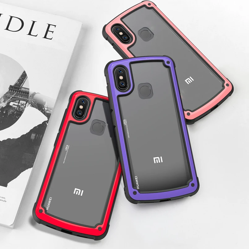 Роскошный мягкий ТПУ бампер чехол Xiaomi Mi 8 прозрачный полный противоударный