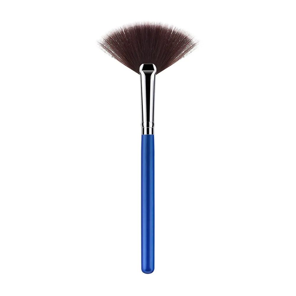 Beauty meakup 1 шт. кисть веер форма красота косметика растушевка хайлайтер контур