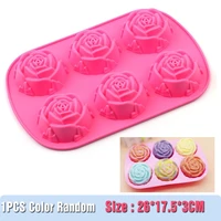silicone cake mold flower rose shape silicone mold for soap cake bread cupcake cheesecake cornbread muffin pastry biscuit bread