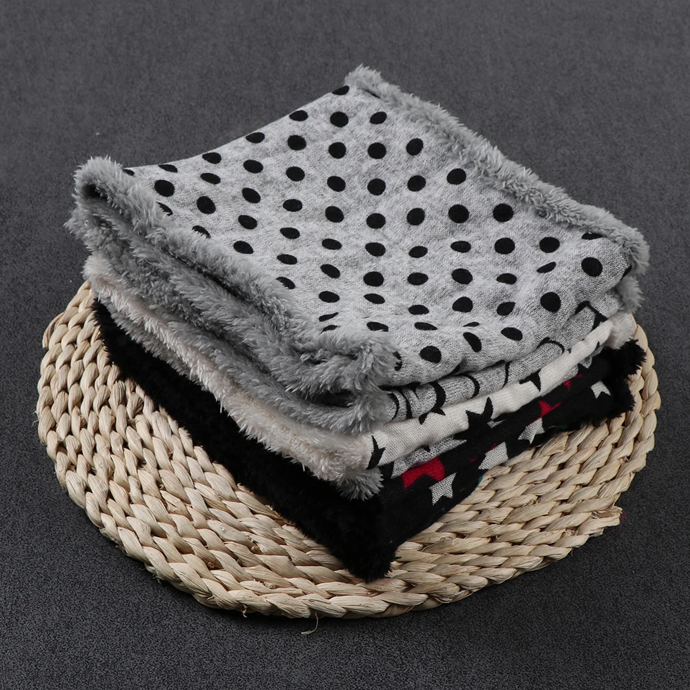 Autumn Winter Children Scarf Five Stars Print Baby Boys And Girls Cotton Kids Polka Dot Ring Loop Scarves | Детская одежда и обувь