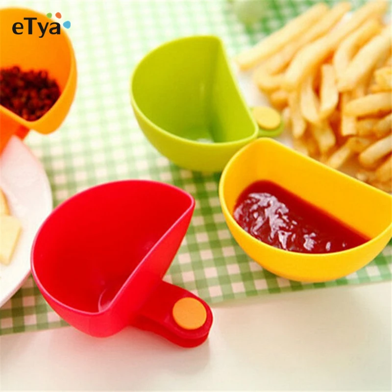 2 шт. Ассорти тарелка для салата кетчуп Dip клип чашка чаша блюдце посуда домашние