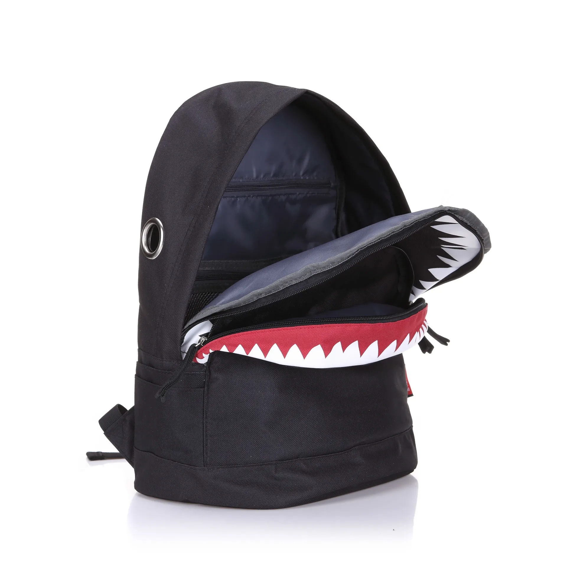 Мода большой рот акулы рюкзак Колледж школьные Сумки для подростков Mochila