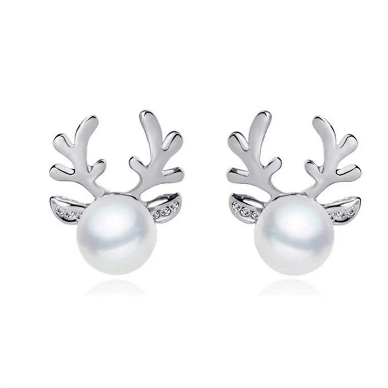 2019 Женская мода ювелирные наборы творческий имитация жемчуга в виде оленьих