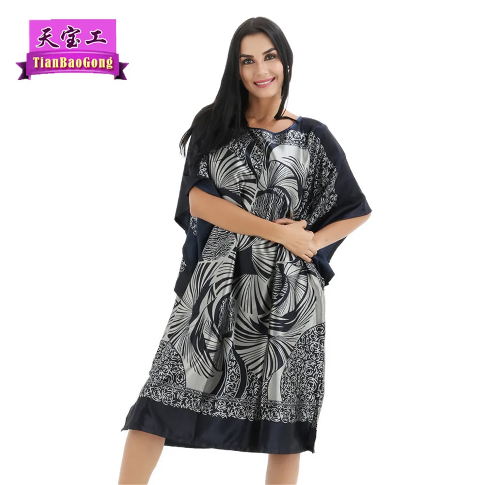 Топ Мода Летний стиль женские ночные рубашки из искусственного шелка дамское