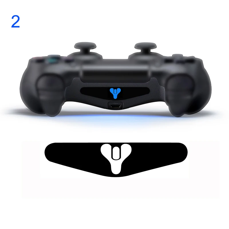 2 шт. игровой контроллер светильник Панель световая панель Наклейка для PS4 Playstation 4