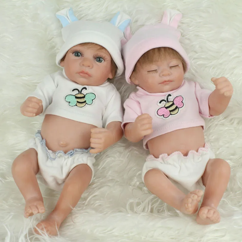 Полностью силиконовые реалистичные куклы Reborn Baby Twin драгоценные коллекционные