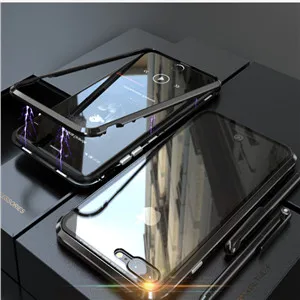 black color Ручная установка винт металлический бампер чехол для iphone XSMax Роскошный прозрачный закаленное стекло телефонные чехлы Чехол для iphone X - Цвет: black color