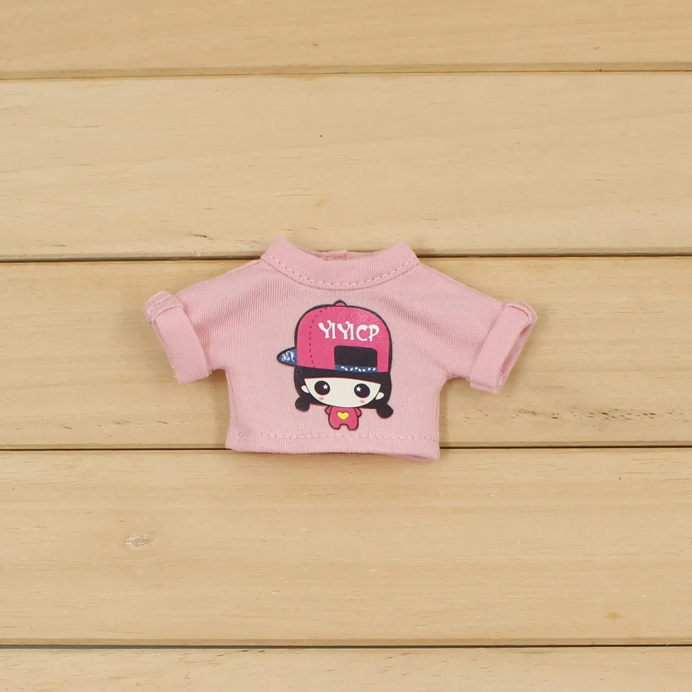 Blyth doll icy licca body toy белая юбка розовая рубашка Милая Одежда для девочек