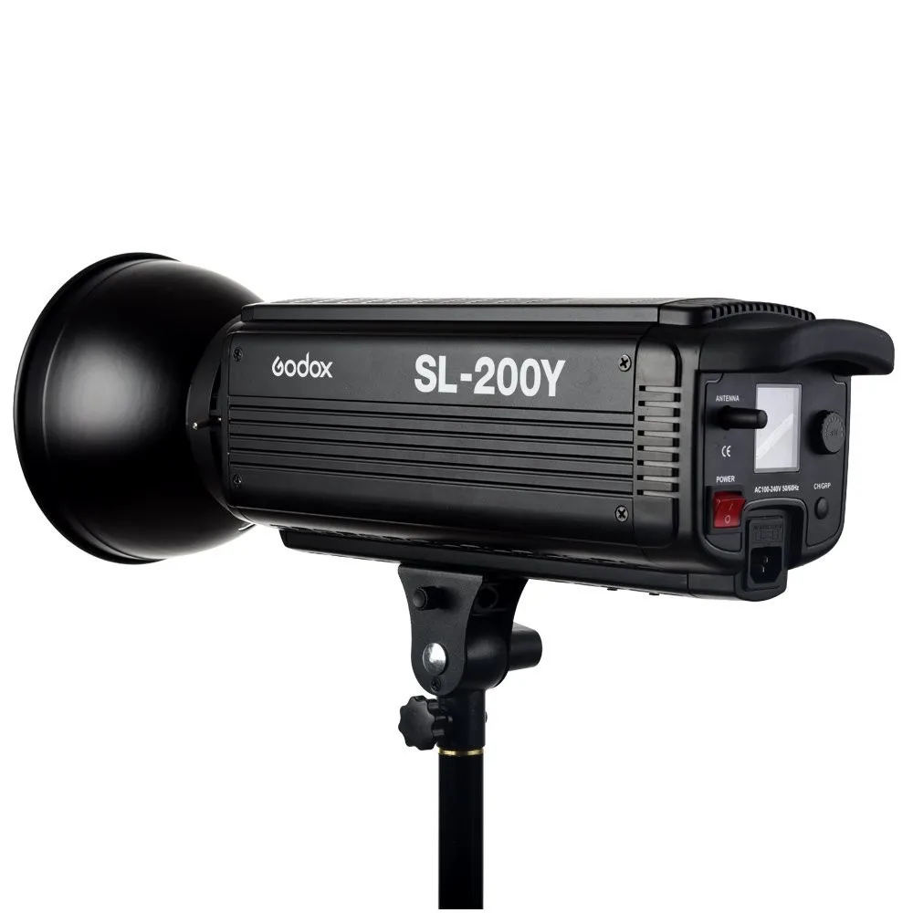 Godox SL-200Y 200WS желтая версия ЖК-панель LED видео свет беспроводной контроль для