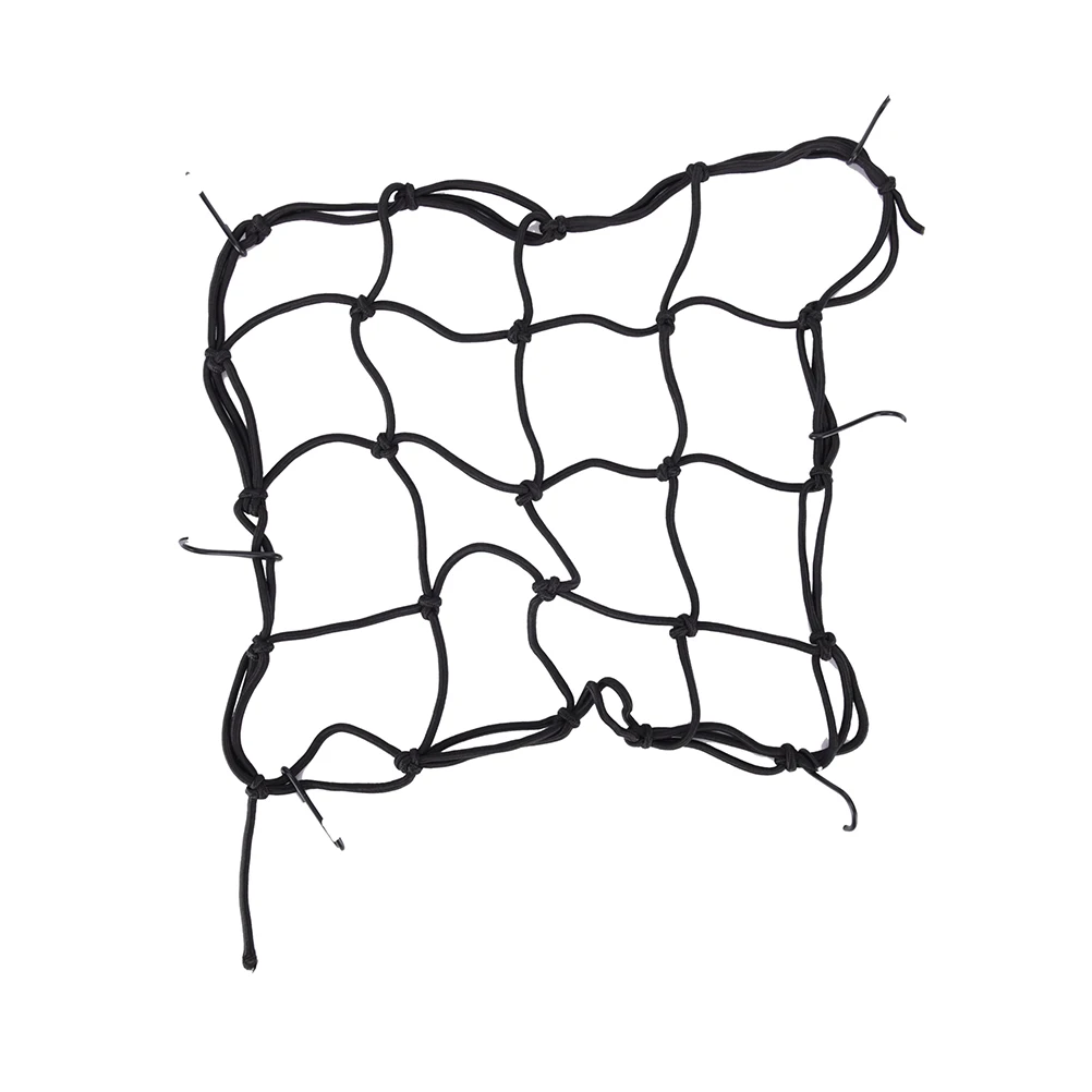 Черный сверхпрочный Эластичный банджи для багажа 30x30 см сетчатый держатель груза