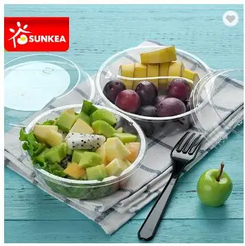 

Disposable PP plastic food containers with lids for microwave and freezer