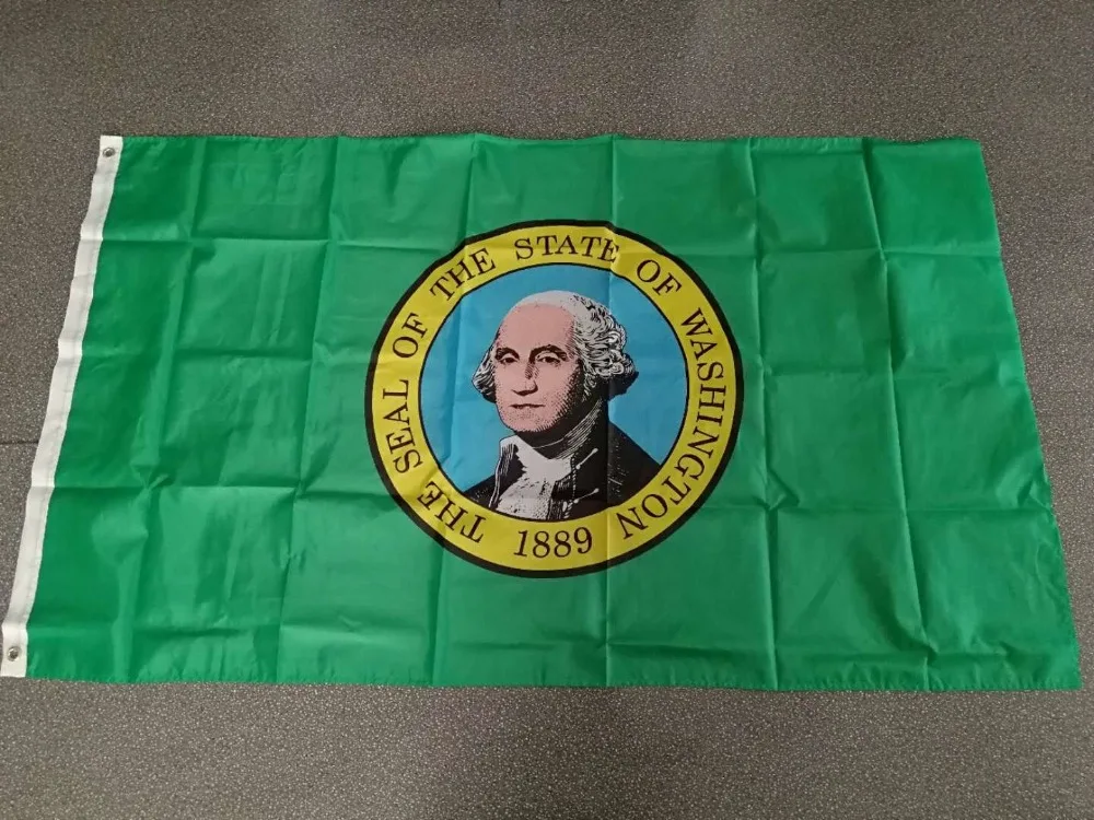 

PODIUM 90x150cm Us Usa State 1889 Washington Flag