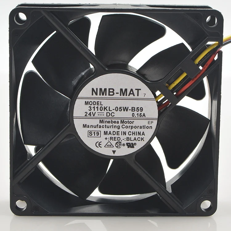 

New Original 3110KL-05W-B59 8cm 8025 24V 0.15A 8cm 3-wire Inverter Fan