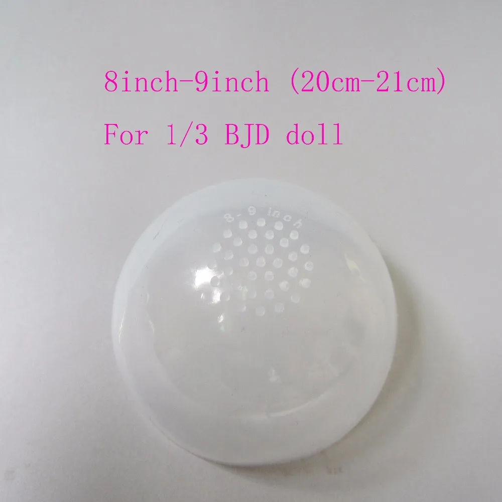Прозрачный силиконовый парик Защитная крышка для 1/6 1/4 1/3 BJD DD SD MSD YOSD куклы аксессуары