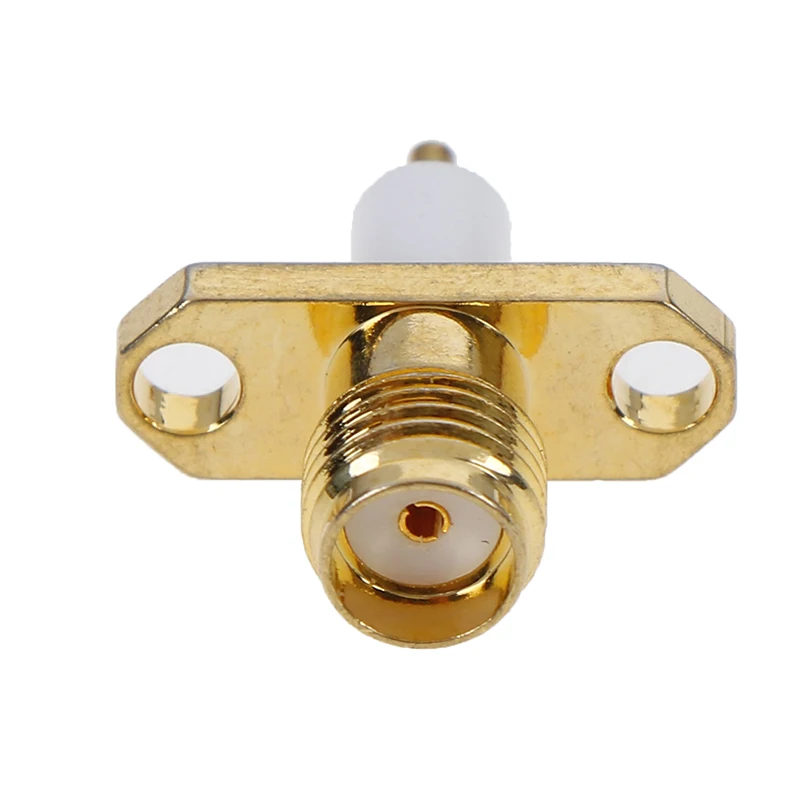 1 шт. SMA гнездо шасси PTFE W/2 Отверстия Фланец панель RF разъем