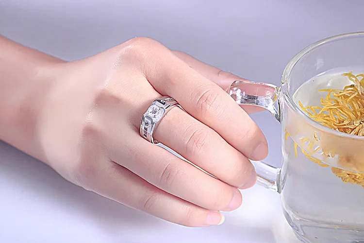 

Tonglin silver 925 jewelry luxury rings for men women engagement wedding gifts bijoux hearts and arrows rhodium plated