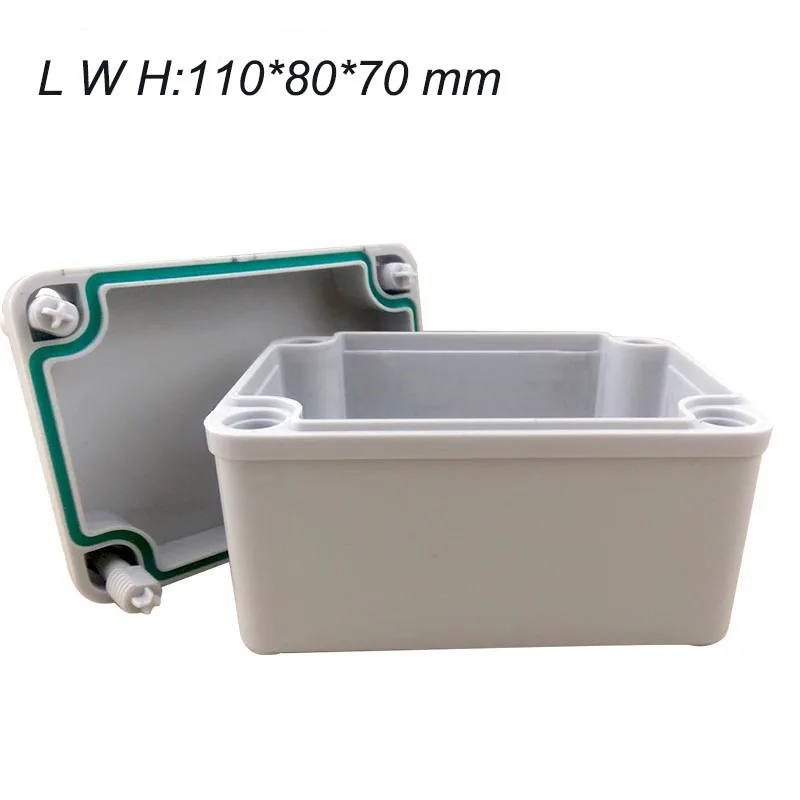 

110*80*70mm 1 pcs project box plastic desk-top electronic ABS Enclosure Instrument Case waterproof IP67 housing case