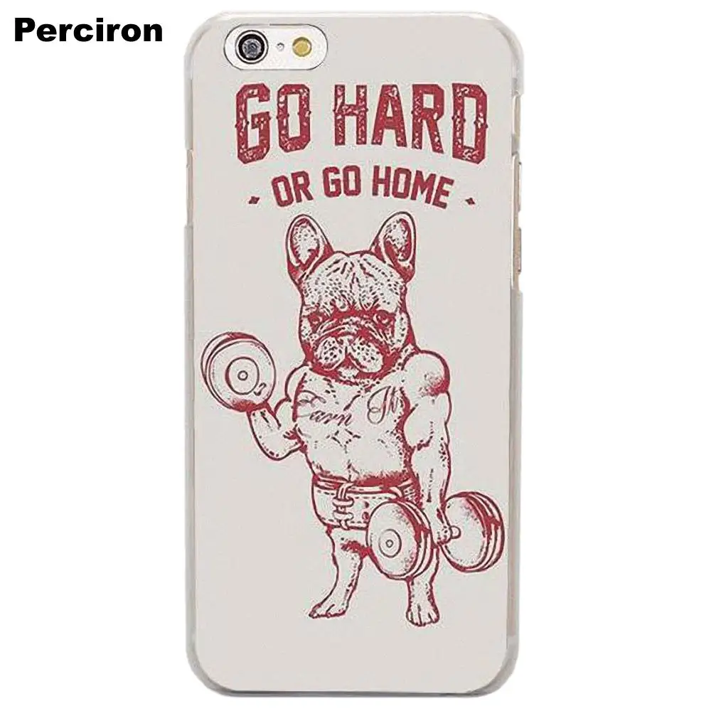 Perciron Go Hard Or Home Английский бульдог для HTC Desire 530 626 628 630 816 820 One A9 M7 M8 M9 M10 E9 Plus Moto G G2 G3 |