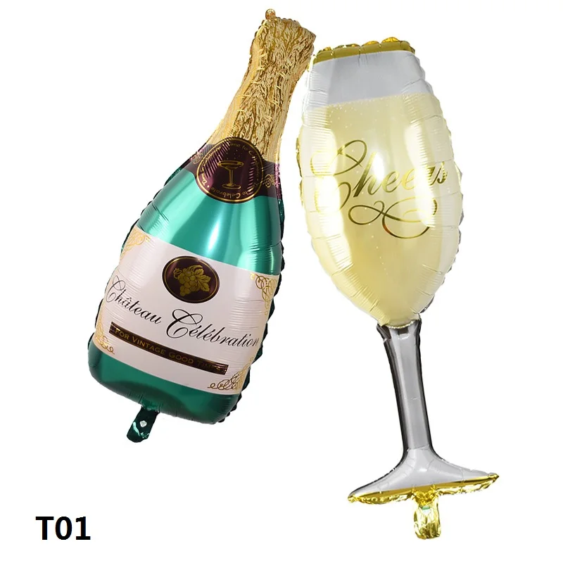 Невеста Miss To Mrs Love Сердце автомобиля бутылки вина форма фольга надувной гелиевый воздушный шар Свадебная вечеринка День Святого Валентина Декор