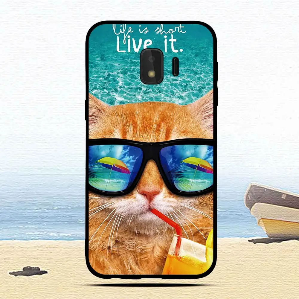 12 Чехол для samsung Galaxy J2 Core 5,", чехол из ТПУ с милым принтом для samsung J260 J260F J 2 2J J2Core, чехол для мобильного телефона s coque - Цвет: 12
