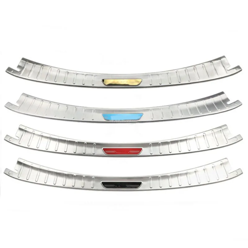 304 нержавеющая сталь задний бампер багажник Защитная Накладка на порог подходит