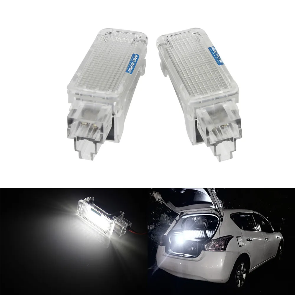 ANGRONG 2X Светодиодный 18 SMD подсветка багажника Footwell дверная лампа для чтения Audi A3 A4 S4