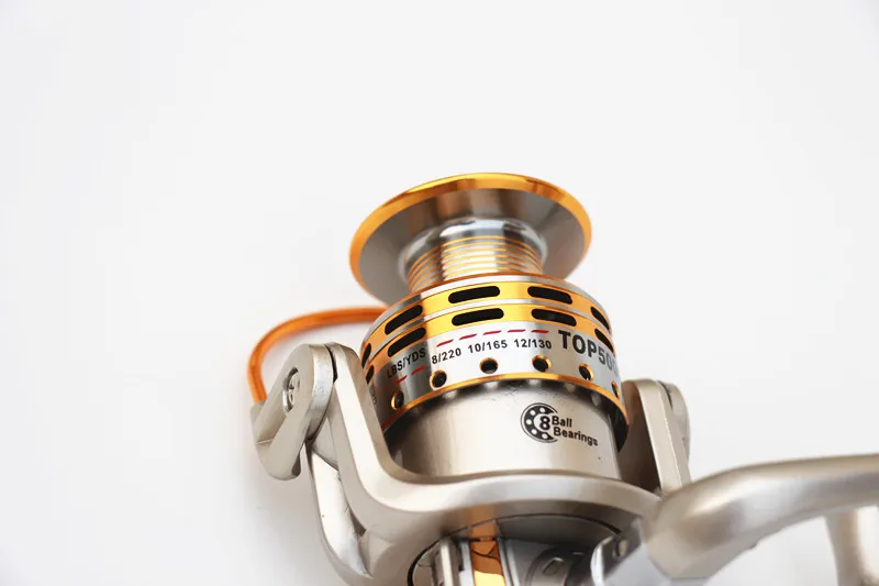Quality Fishing Reel 5000 Metal Spinning 8BB TOP5000A Carp Tackle Feeder Carretilha Pesca Coil | Спорт и развлечения