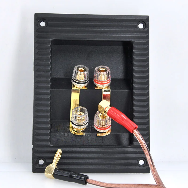 2 шт./лот волнистая Клеммная коробка динамика соединитель квадратная Медь
