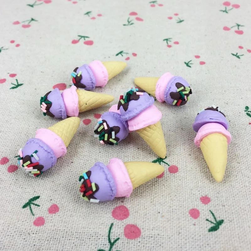 10 шт. смешанных цветов DIY Kawaii глина ручной работы Декор миниатюрный Искусственный