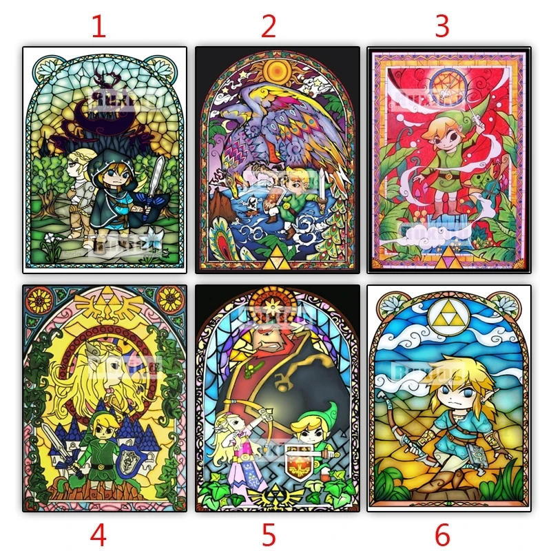 Алмазная вышивка Ruxing 5D, мультяшная легенда zelda, алмазная живопись, вышивка крестиком, стразы, украшение для дома, сделай сам, Алмазная мозаика
