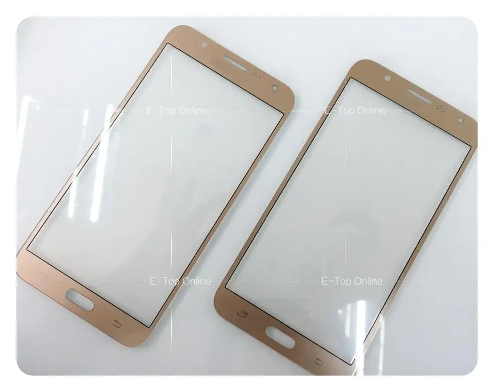 Черный/золотой/Белый Передний стеклянный объектив для Samsung Galaxy J5 J5000 J7 prime